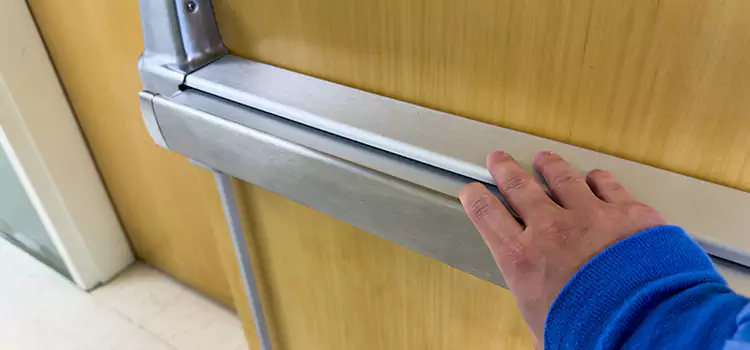 Installing a Push Bar on a Door Oshawa